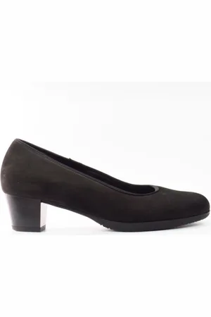 Semler Nubukina schwearz Pumps Schuhhaus Otto Cronauer