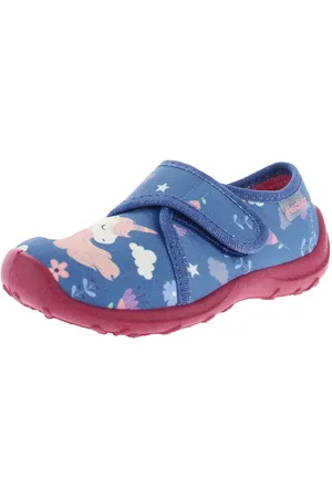 Fischer Kinder Hauschuhe mit Klett Hausschuh - Verkäufer: Trendschuh
