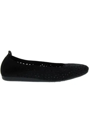 Arche Ballerina, Lilly, Nubuck, (Noir), Latexsohle Pumps - Verkäufer: Schuhhaus Wilhelm Vormbrock