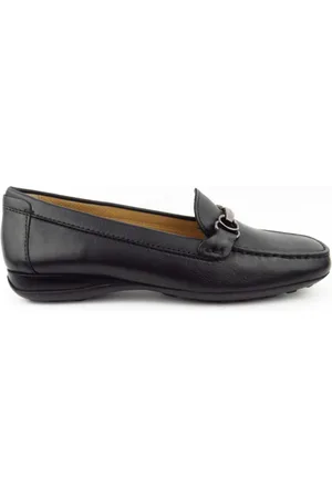 Geox Mocassin Leder schw. Slipper Schuhhaus Otto Cronauer