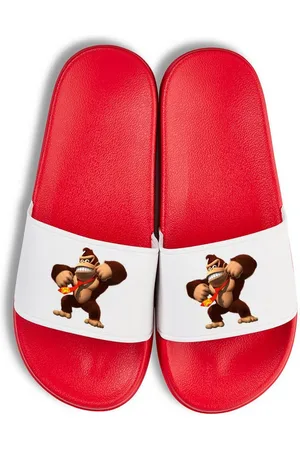 Youth Designz Donkey Kong Unisex Badelatschen Flip Flops Badeschuh mit lustigen Logo für Damen und Herren - Verkäufer: EmDa Trading GmbH