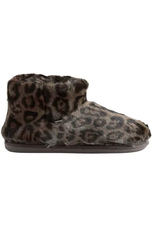 Next Segelschuhe mit Print und Kunstfell Hausschuh (1-tlg) - Verkäufer: Germany GmbH