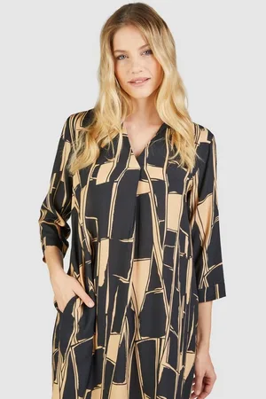 NAVIGAZIONE Jerseykleid (1-tlg) mit modernen geometrischen Muster - Verkäufer: GUTEMARKEN