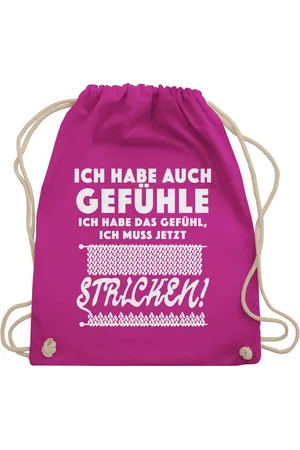 Shirtracer Turnbeutel Ich habe auch Gefühle. Ich habe das Gefühl, ich muss jetzt stricken!, Hobby Outfit - Verkäufer: