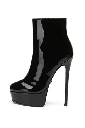 Giaro [D2C] SIDDY BLACK SHINY Stiefelette - Verkäufer: schuhplus - Schuhe in Übergrößen
