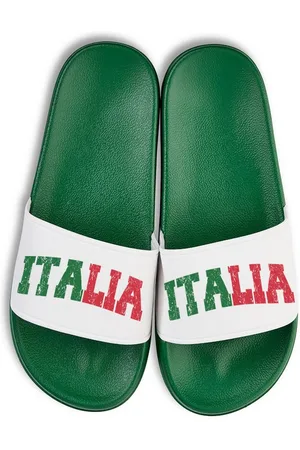 Youth Designz Italien EM 2024 Unisex Badelatschen Flip Flops Badeschuh mit modischem Fußball Logo für Herren & Damen - Verkäufer: EmDa Trading GmbH