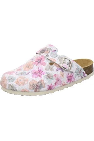 Afs 290001 Clogs Pantolette für Damen aus Leder mit Fußbett, Hausschuhe Made in Germany - Verkäufer: