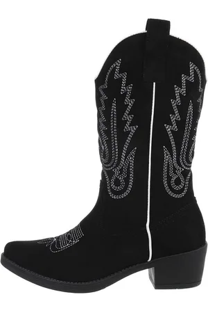 Ital-Design Damen Cowboyboots Western Westernstiefel (85757905) Blockabsatz Western- & Bikerstiefel in - Verkäufer: