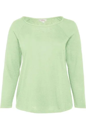 QS by s.Oliver Longsleeve CURVE Curve, langarm, Rundhals-Ausschnitt - Verkäufer: LuriX