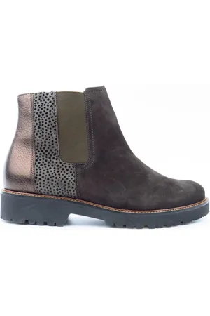 Semler Samtchevro espresso Stiefelette Schuhhaus Otto Cronauer
