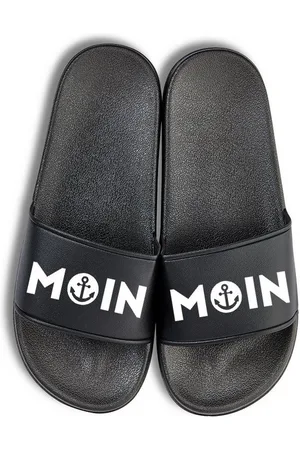 Youth Designz Moin Anker Unisex Badelatschen Flip Flops Badeschuh mit lustigen Spruch für Herren & Damen - Verkäufer: EmDa Trading GmbH