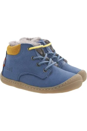 Koel Barfußschuhe Lauflernschuh Stiefel Bill Leder Lammfell Schnürstiefelette - Verkäufer: Alex und Elis Kinderschuhe