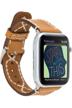 Burkley Smartwatch-Armband Exklusives Vintage Lederarmband, Handmade Stil 22 - Verkäufer: