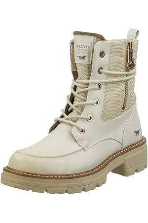 Mustang Stiefelette Lederimitat Schnürstiefelette - Verkäufer: S4S Commerce