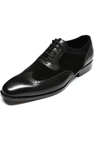 Allthemen Schnürschuh Schnürschuh mit klassischer Ziernaht Businessschuhe Glattleder - Verkäufer: