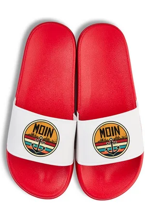 Youth Designz Moin Unisex Badelatschen Flip Flops Herren Damen Badeschuh mit lustigen Logo für Damen und Herren - Verkäufer: EmDa Trading GmbH