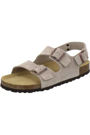 Afs 310574 Sandale Pantolette für Herren aus Leder mit Fußbett, Made in Germany - Verkäufer: