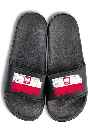 Youth Designz Vintage Polen EM 2024 Unisex Badelatschen Flip Flops Badeschuh mit Polska Flagge und Adler Logo für Herren & Damen - Verkäufer: EmDa Trading GmbH