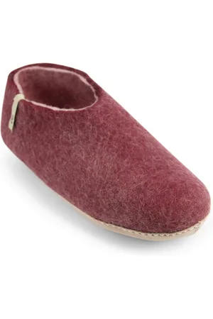 Egos Unisex Filzschuh mit Ledersohle Hausschuh - Verkäufer: scandinavian-lifestyle