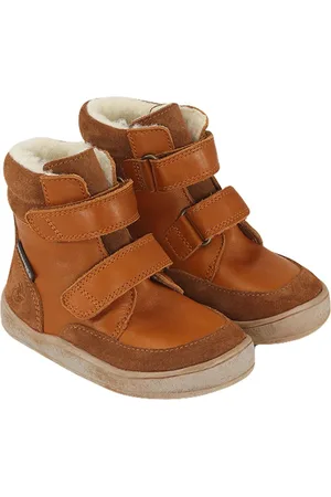 Bundgaard Stiefel Barfußschuhe Basil Tex. Wasserdicht Wolle Braun Schnürstiefelette - Verkäufer: Alex und Elis Kinderschuhe