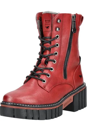 Mustang Stiefelette Lederimitat Schnürstiefelette - Verkäufer: S4S Commerce