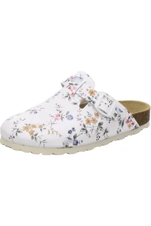 Afs 290006 Clogs Pantolette für Damen aus Leder mit Fußbett, Hausschuhe Made in Germany - Verkäufer: