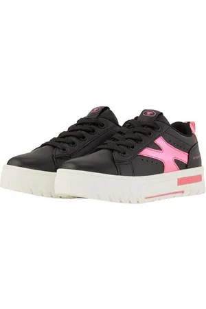 TOM TAILOR Sneaker mit Blockstreifen Sneaker (1-tlg) aus echtem Leder - Verkäufer: