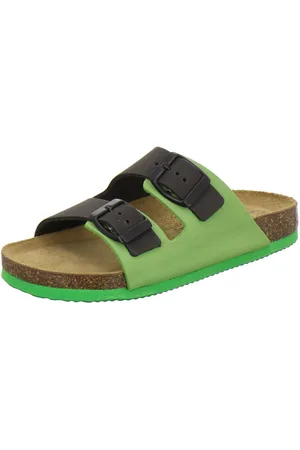 Afs 110061 Zweischnaller Pantolette für Jungen mit Fußbett, bequeme Sandalen aus Leder - Verkäufer: