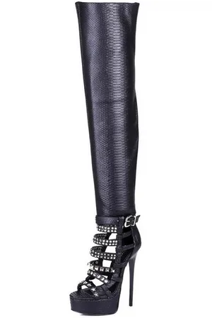 Giaro Marchapla Black Snake Stiefel - Verkäufer: schuhplus - Schuhe in Übergrößen