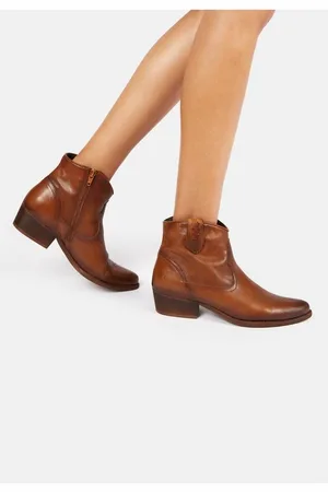 Felmini Stiefelette Leder Cowboy Stiefelette - Verkäufer: S4S Commerce