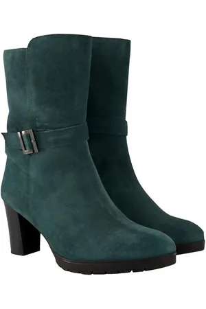 Ulla Popken Leder-Stiefeletten Schnalle Wechselfußbett Weite H Stiefel - Verkäufer: Popken Fashion Group