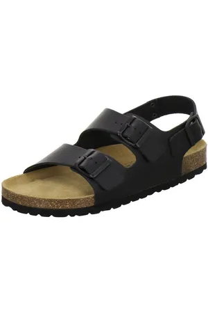 Afs 310523 Sandale Pantolette für Herren aus Leder mit Fußbett, Made in Germany - Verkäufer: