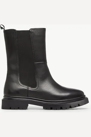 Comma, Lederstiefel mit Profilsohle Stiefel - Verkäufer: s.Oliver