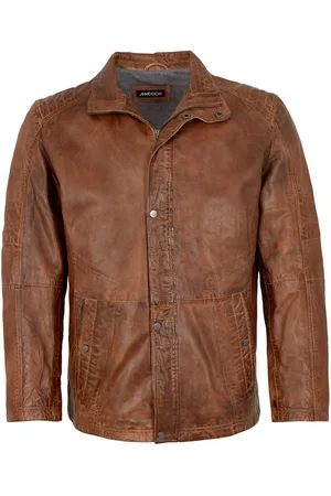 Mark Maddox Lederjacke Campos - Herren Lederjacke Lammnappa d´cognac - Verkäufer: Lederjacken24