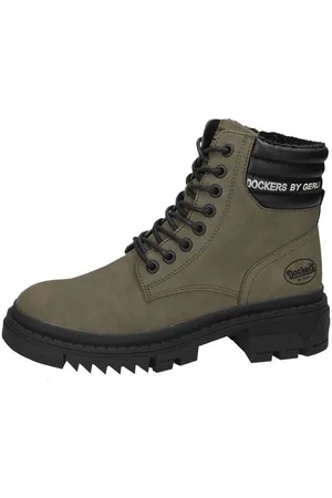 Dockers Schnürboots Stiefelette mit seitlichem Reißverschluss - Verkäufer: bonvenon