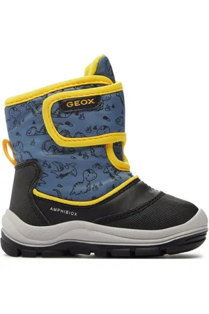 Geox Schneeschuhe Schneeschuhe B Flanfil Boy B Abx B263VE 0CEFU C4K2V M Dk Avio/Yellow - Verkäufer: Modivo_de