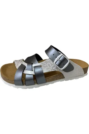 DR. BRINKMANN Damen Bio Pantolette 9004-4402 zinn kombi Clog - Verkäufer: DerSchuhhaendler