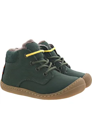 Koel Barfußschuhe Lauflernschuh Stiefel Bill Leder Lammfell Schnürstiefelette - Verkäufer: Alex und Elis Kinderschuhe