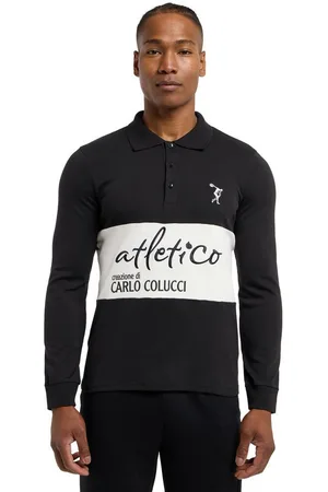 Carlo Colucci Langarm-Poloshirt Domenici - Verkäufer: CC Shop