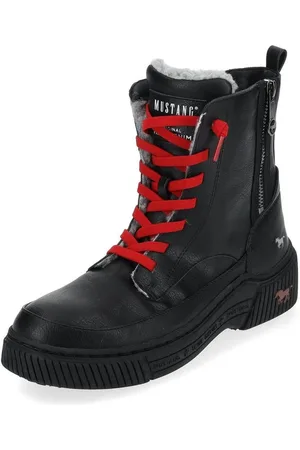 Mustang Stiefelette Leder/Textil Schnürstiefelette - Verkäufer: S4S Commerce