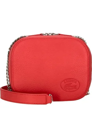 Lacoste Umhängetasche Croco Crew - Umhängetasche Leder 16 cm (pompier) - Verkäufer: Markenkoffer