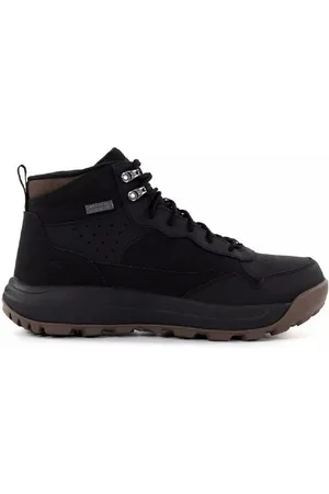 Skechers Cambert-Harlan Boots Stiefel Herren Leder Schnürstiefel 210932 BLK Stiefel Wasserdicht - Verkäufer: outlet5de