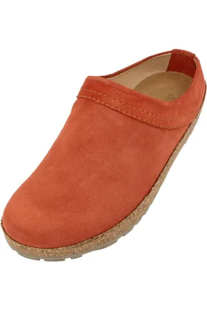 Haflinger Malmö Lederclog Unisex mit Korkfußbett und Gummisohle Hausschuh - Verkäufer: Natural Slipper