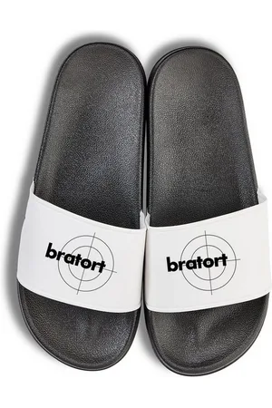 Youth Designz Bratort Unisex Badelatschen Flip Flops Badeschuh mit lustigen Logo für Damen und Herren - Verkäufer: EmDa Trading GmbH