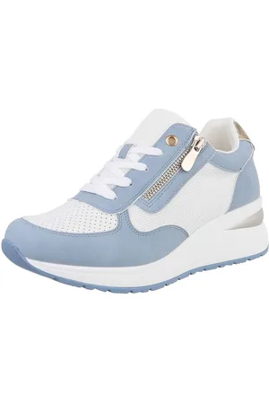 Ital-Design Damen Low-Top Freizeit Sneaker (88671816) Keilabsatz/Wedge Sneakers Low in Weiß - Verkäufer: