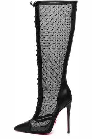 Giaro [D2C] PIKANTE BLACK MESH Stiefel - Verkäufer: schuhplus - Schuhe in Übergrößen