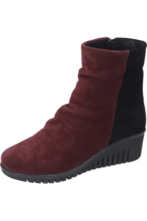 Comfortabel Stiefeletten Stiefelette aus Veloursleder - Verkäufer: PS shoe fashion GmbH