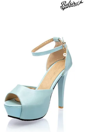 Belsira Retro Riemchen-Pumps - (37,38,39,40,41) High-Heel-Pumps - Verkäufer: Angela Line