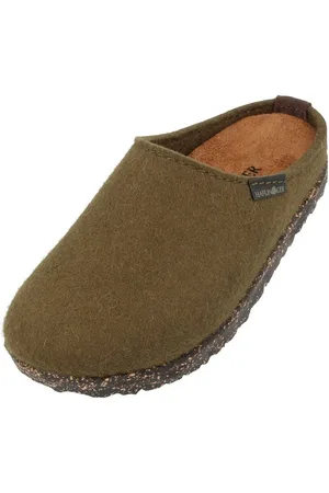 Haflinger Manhattan Filzclog aus reinem Wollfilz Hausschuh - Verkäufer: Natural Slipper