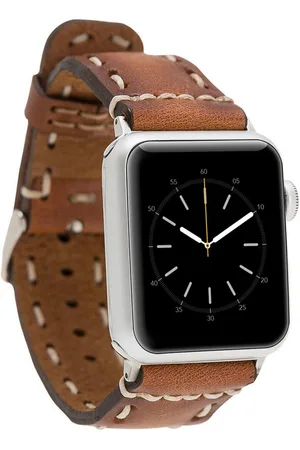 Burkley Smartwatch-Armband Exklusives Vintage Lederarmband, Handmade Stil 22 - Verkäufer: